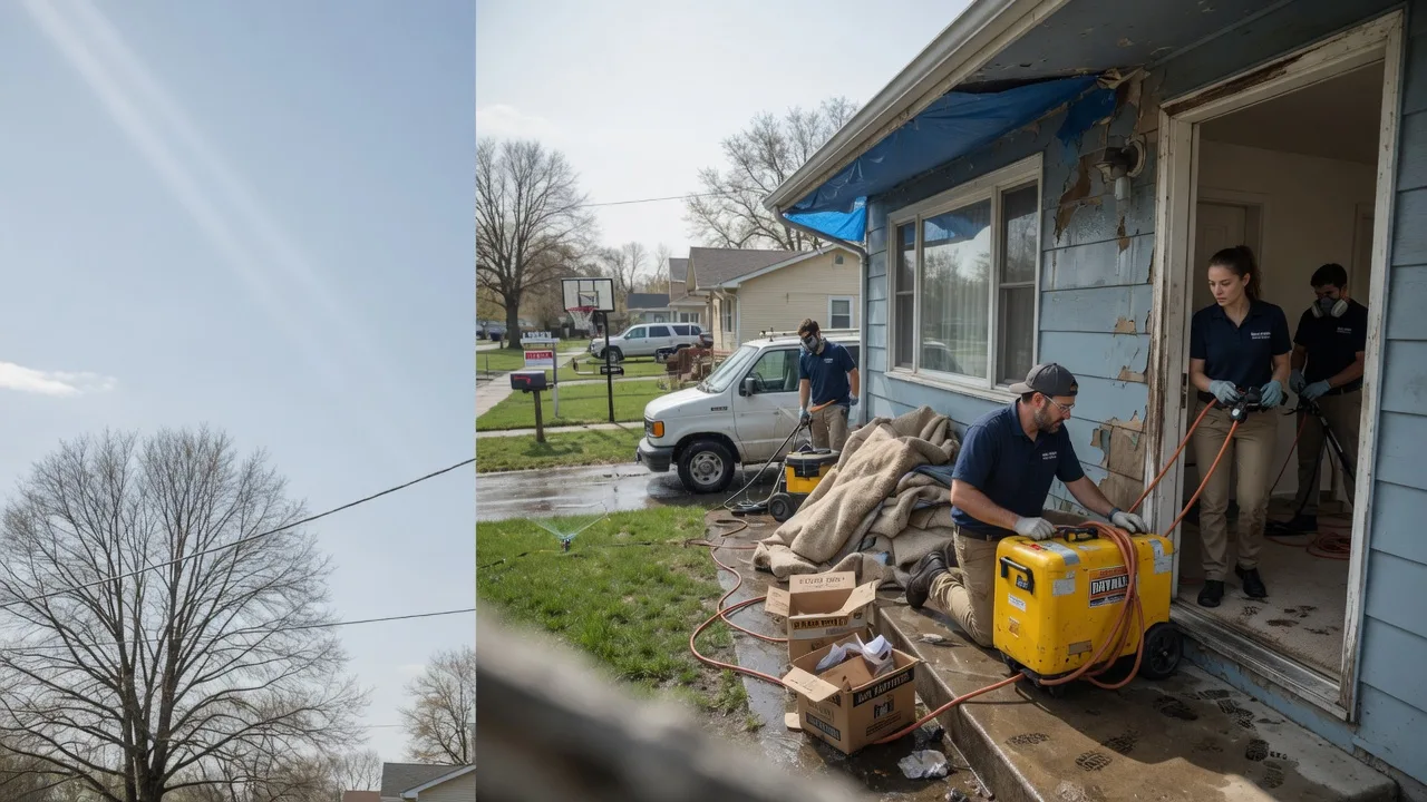 Basement Flood Cleanup in Choudrant, LA near me